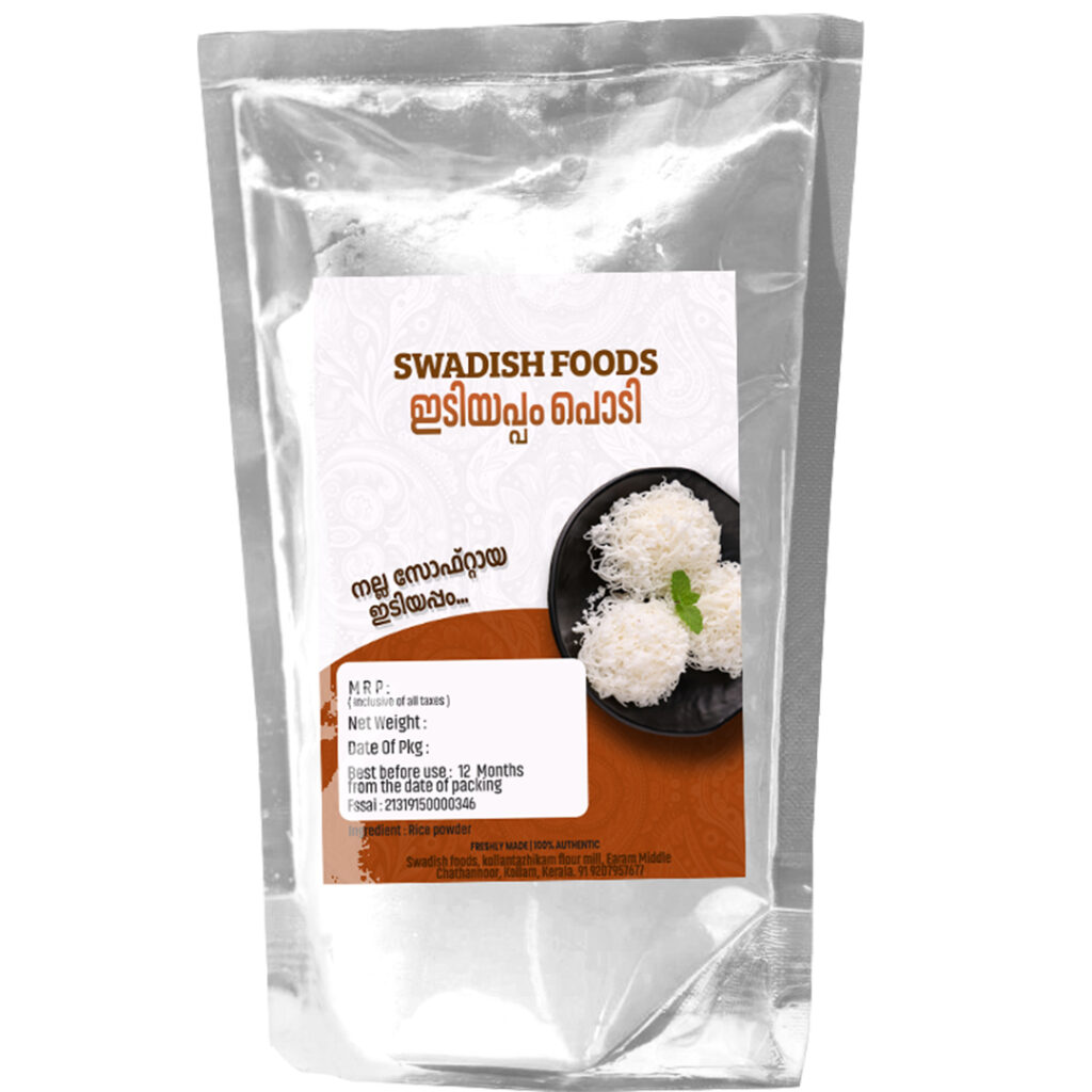 Kerala Idiyappam Powder In Swadish Foods Chathannoor Packet